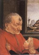 Domenico Ghirlandaio An Old man with his grandson china oil painting artist